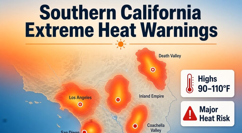 california extreme heat warnings